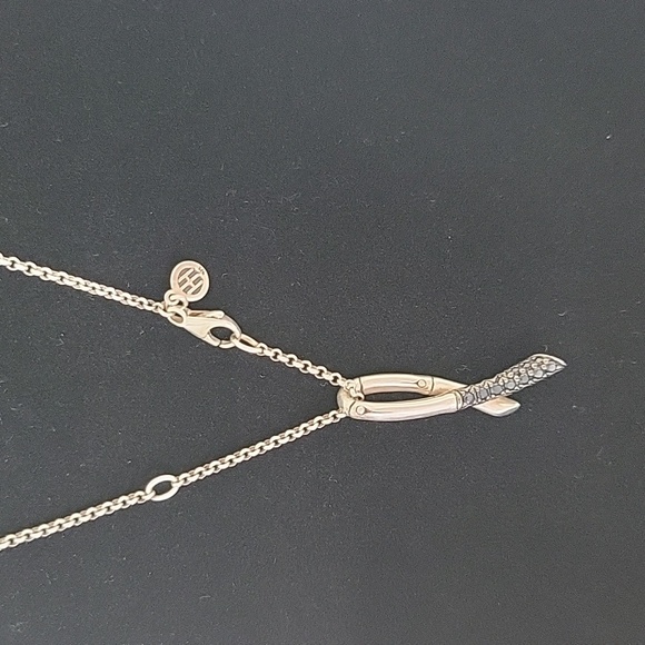 John Hardy Black Sapphire Bamboo Necklace - Picture 7 of 8